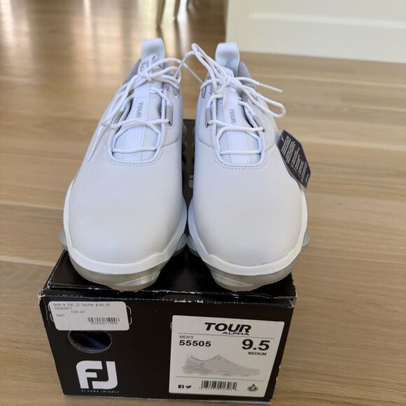 FootJoy Tour Alpha Golf Shoes – White Grey 55505 Men\'s Size 9.5 M $190 main image 11